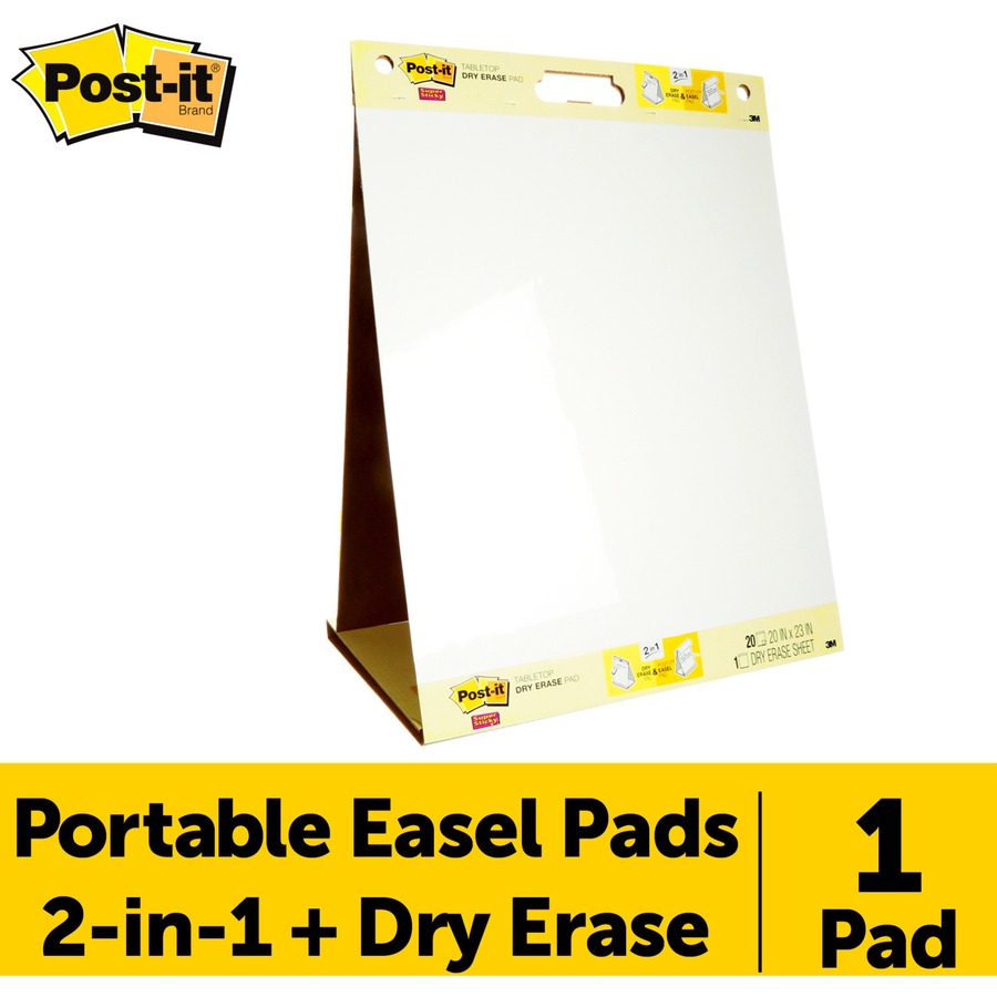 Post-it® Super Sticky Tabletop Easel Pad with Dry Erase Surface - Image 2