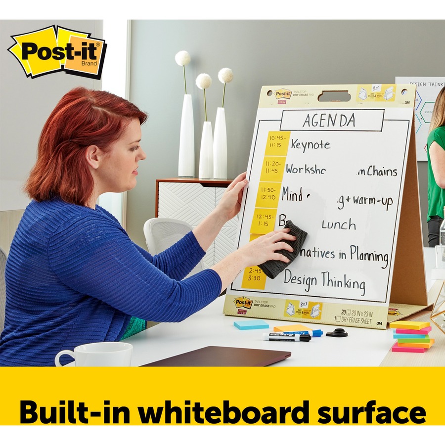 Post-it® Super Sticky Tabletop Easel Pad with Dry Erase Surface - Image 6