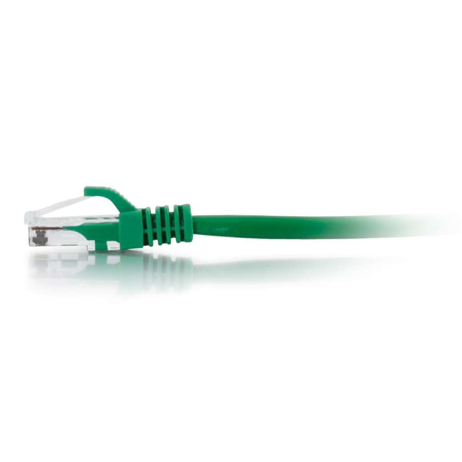 C2G 7ft Cat6a Snagless Unshielded (UTP) Ethernet Cable - Cat6a Network Patch Cable - PoE - Green - Image 3