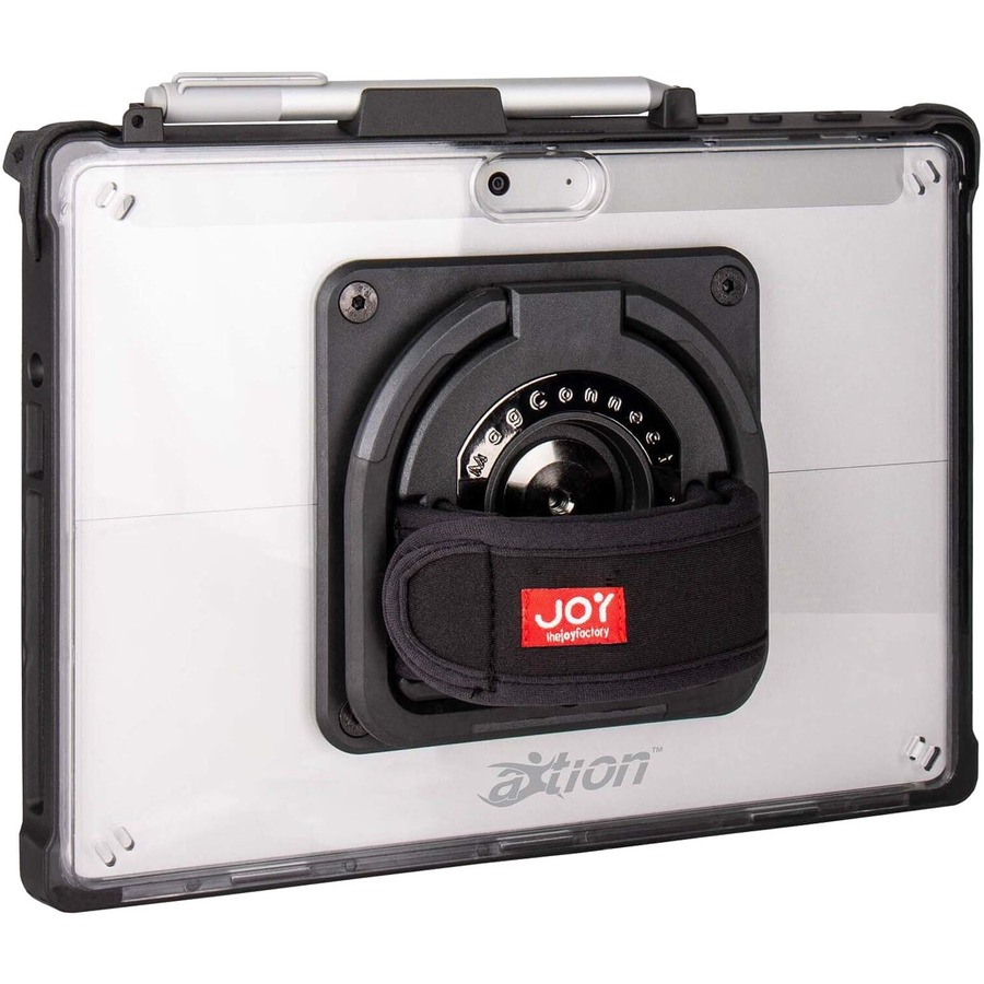 The Joy Factory aXtion Edge MP Rugged Carrying Case Microsoft Surface Go, Surface Go 2 Tablet - Black, Transparent - Image 8