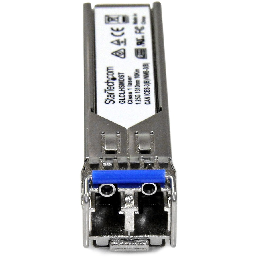 StarTech.com Cisco GLC-LH-SMD Compatible SFP Module - 1000BASE-LX/LH - 1GE Gigabit Ethernet 1GbE Single Mode Fiber SMF Optic Transceiver - Image 3