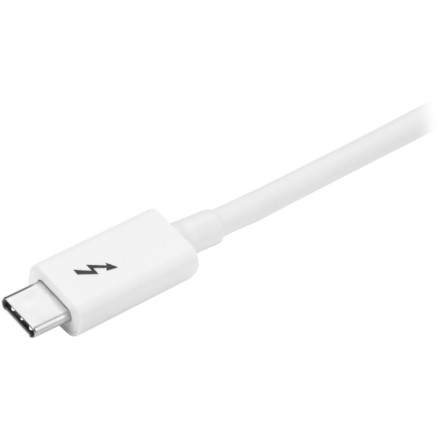 StarTech.com 3.3ft (1m) Thunderbolt 3 Cable, 20Gbps, 100W PD, 4K Video, Thunderbolt-Certified, Compatible w/ TB4/USB 3.2/DisplayPort - Image 2
