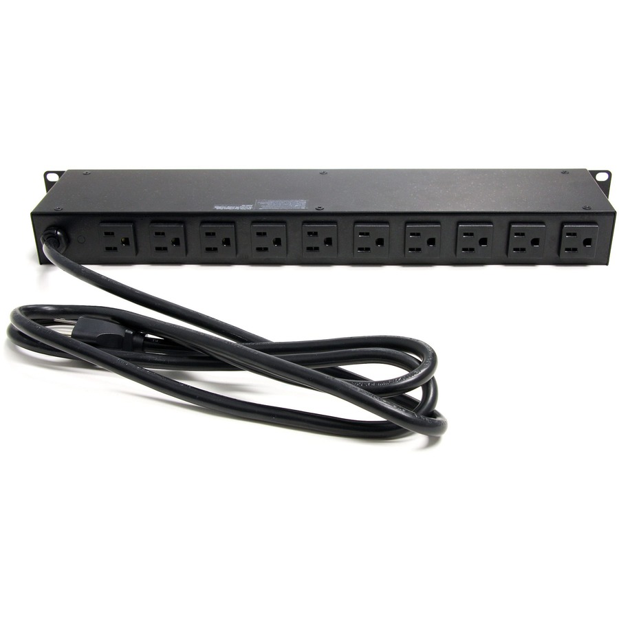 StarTech.com Rackmount PDU with 16 Outlets and Surge Protection - 19in Power Distribution Unit - 1U - Image 2