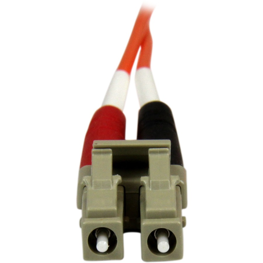 StarTech.com 3m Fiber Optic Cable - Multimode Duplex 50/125 - OFNP Plenum - LC/LC - OM2 - LC to LC Fiber Patch Cable - Image 3