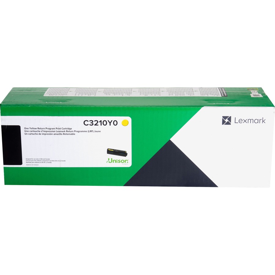 Lexmark Unison Original Laser Toner Cartridge - Yellow - 1 Each - Image 2