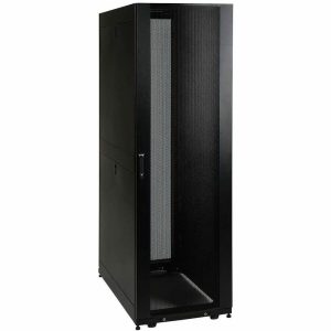 Eaton Tripp Lite Series SmartRack 42U Standard-Depth Rack Enclosure Cabinet with Doors and Side Panels