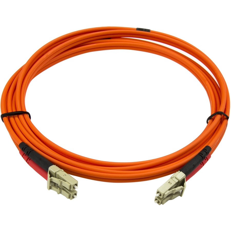 StarTech.com 2m Fiber Optic Cable - Multimode Duplex 50/125 - LSZH Fiber Jumper Cord - LC/LC - Image 3