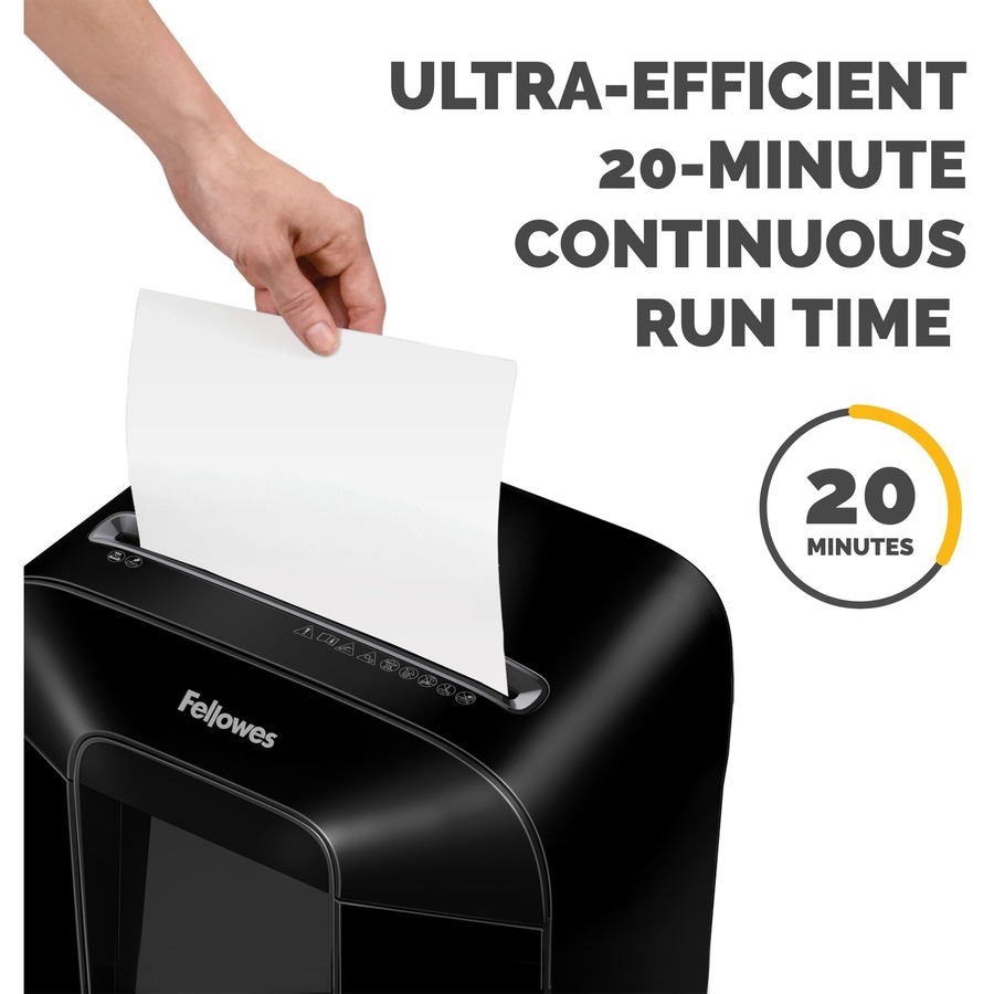 Fellowes LX85 Cross-cut Shredder - Image 7