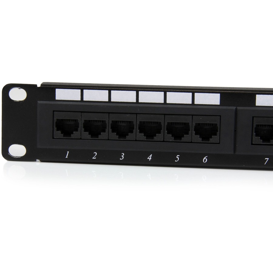 StarTech.com 24 Port 1U Rackmount Cat 6 110 Patch Panel - Image 2
