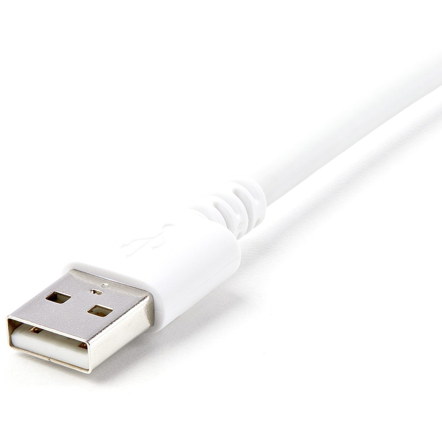 StarTech.com 3m (10ft) Long White Apple�® 8-pin Lightning Connector to USB Cable for iPhone / iPod / iPad - Image 3