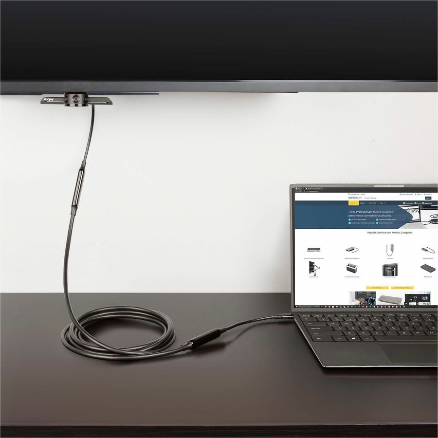 StarTech.com 3m (10ft) Active USB-C Cable, USB 3.2 Gen 2 10Gbps, Long USB Type-C Data Transfer Cable, 60W PD, 8K 60Hz, DP 1.4 Alt Mode - Image 7