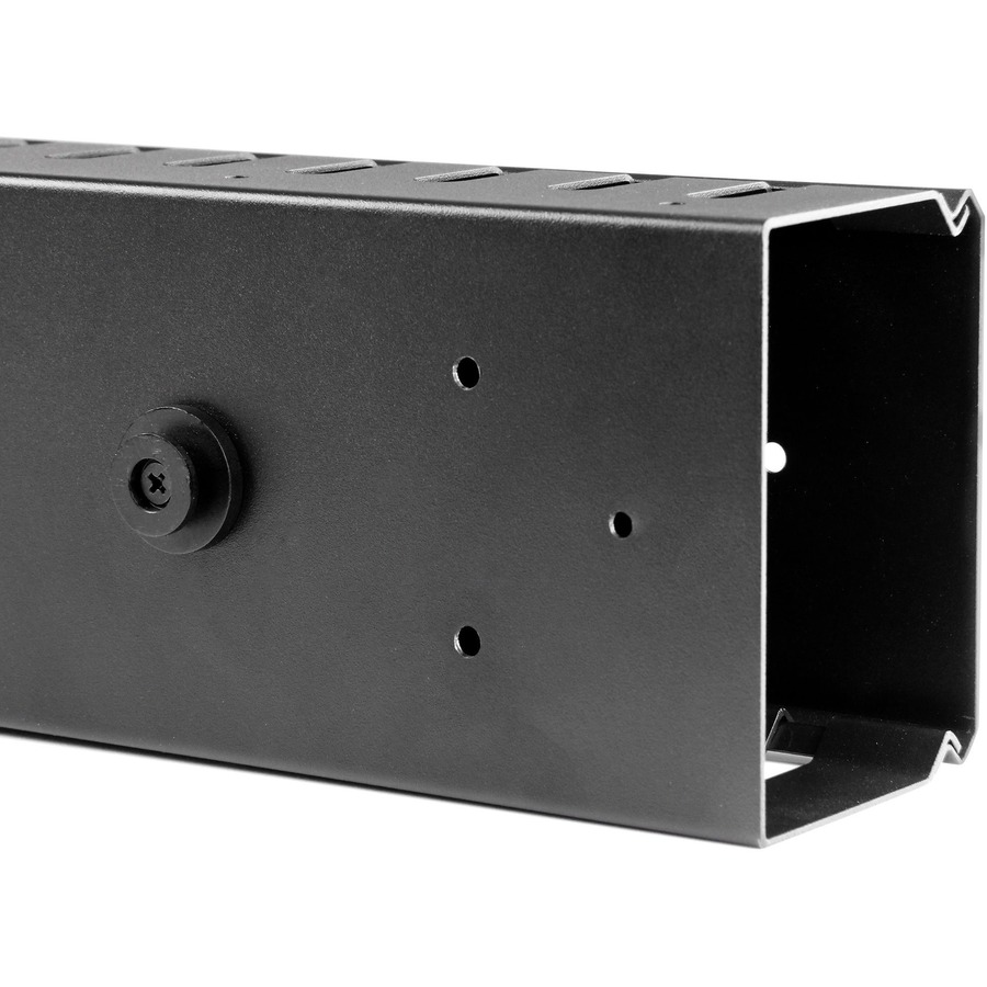 StarTech.com Vertical Cable Organizer with Finger Ducts - Vertical Cable Management Panel - Rack-Mount Cable Raceway - 40U - 6 ft. - Image 5