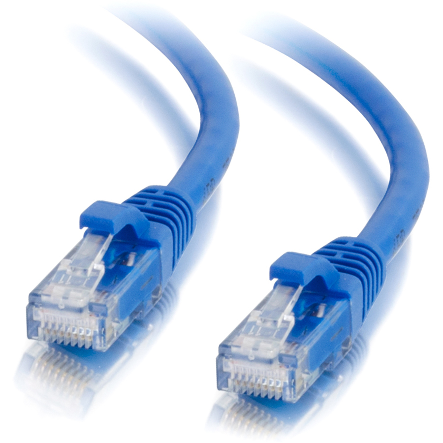 C2G 12ft Cat6a Snagless Unshielded (UTP) Network Patch Ethernet Cable-Blue - Image 3