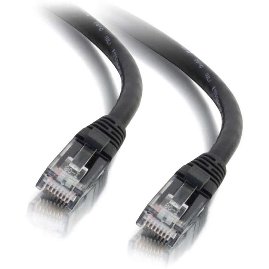 C2G 12ft Cat6 Ethernet Cable - Snagless Unshielded (UTP) - Black - Image 3