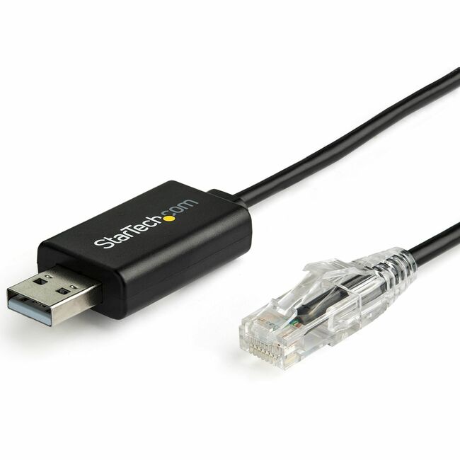 StarTech.com 6 ft / 1.8 m Cisco USB Console Cable - USB to RJ45 Rollover Cable - Transfer rates up to 460Kbps - M/M - Windows®, Mac and Linux® Compatible