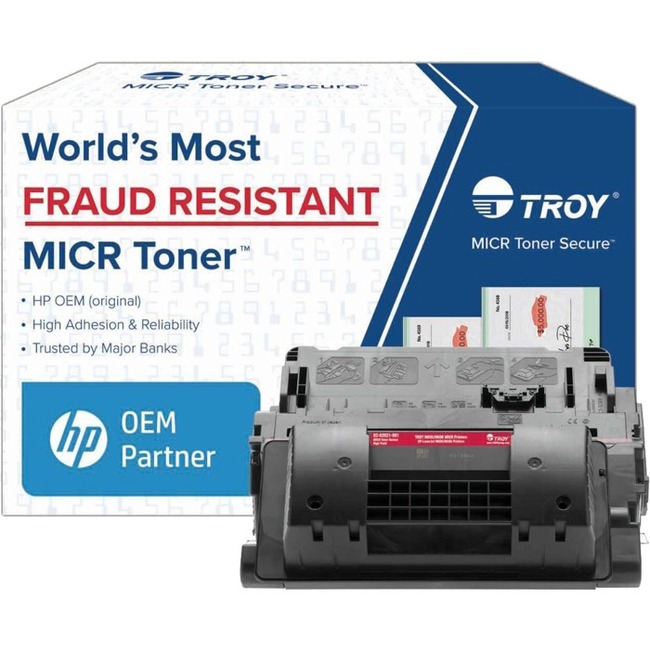 Troy Toner Secure Original MICR High Yield Laser Toner Cartridge (CF281X) - Black Pack