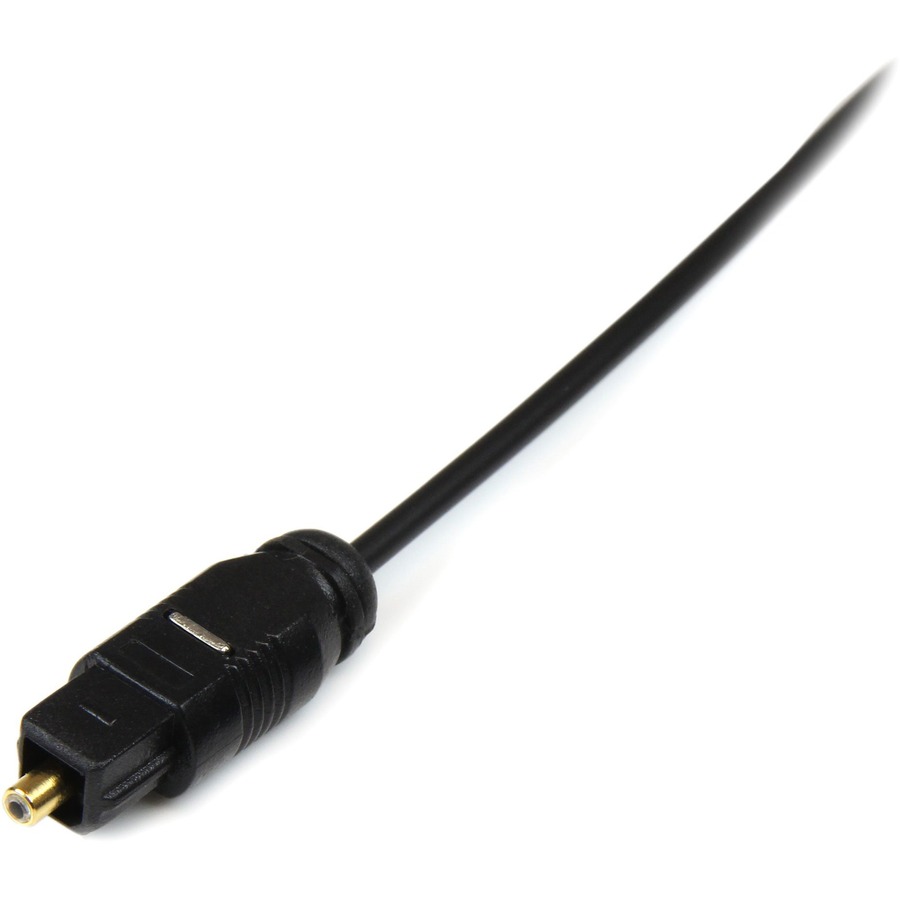 StarTech.com 15 ft Thin Toslink Digital Optical SPDIF Audio Cable - Image 2