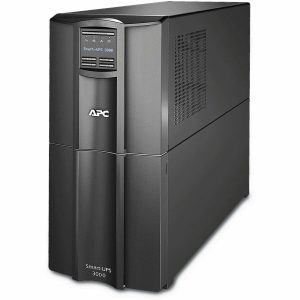 APC Smart-UPS, Line Interactive, 3kVA, Tower, 120V, 8 NEMA 5-15R+2 NEMA 5-20R outlets, SmartConnect Port+SmartSlot, AVR, LCD