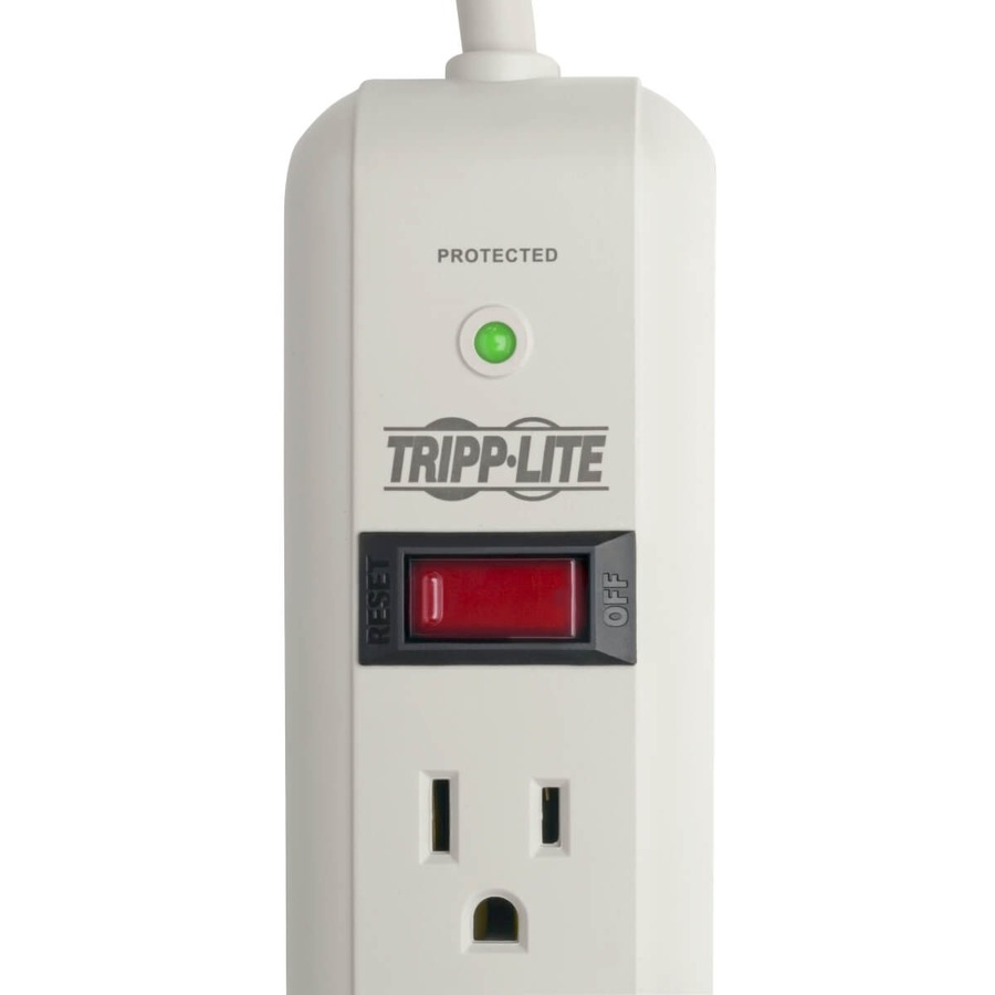 Eaton Tripp Lite Series Protect It! 7-Outlet Surge Protector, 12 ft. Cord, 1080 Joules, Diagnostic LED, Light Gray Housing - Image 4