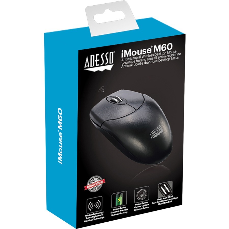 Adesso Antimicrobial Wireless Desktop Mouse - Image 6