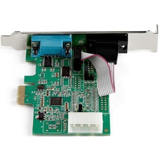 StarTech.com 2-port PCI Express RS232 Serial Adapter Card - PCIe to Dual Serial DB9 RS-232 Controller - 16950 UART - Windows and Linux - Image 4