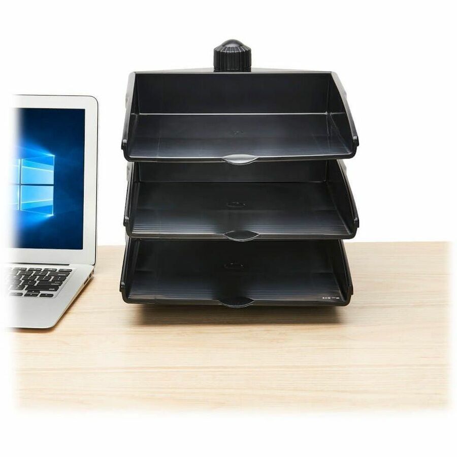 Eaton Tripp Lite Series 3-Tray Document Holder with Desktop Clamp, TAA - Image 4