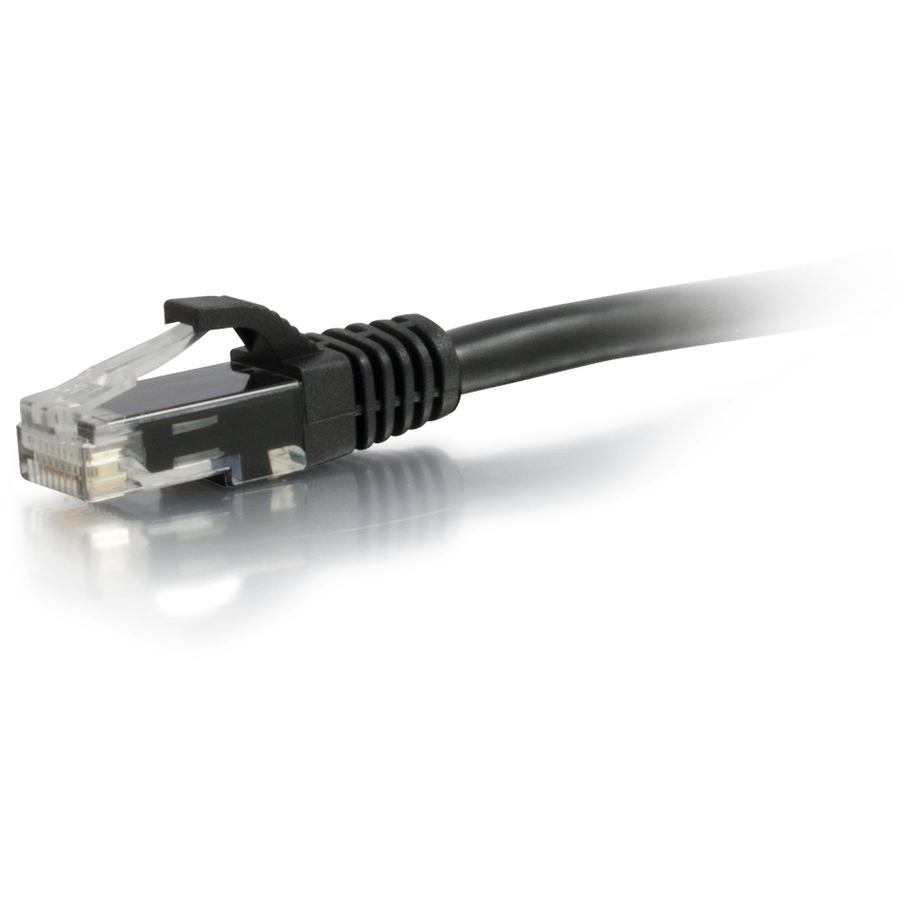 C2G 7ft Cat5e Ethernet Cable - Snagless Unshielded (UTP) - Black - Image 2