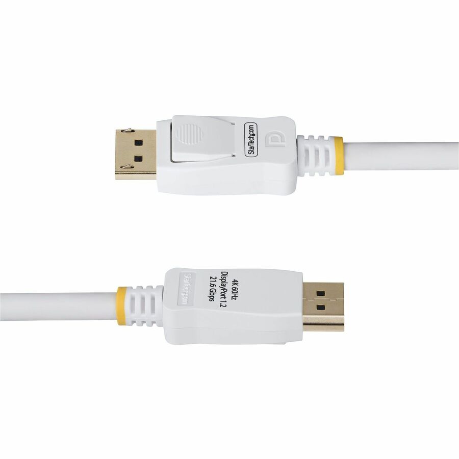 StarTech.com 6ft DisplayPort Cable - White - Image 3