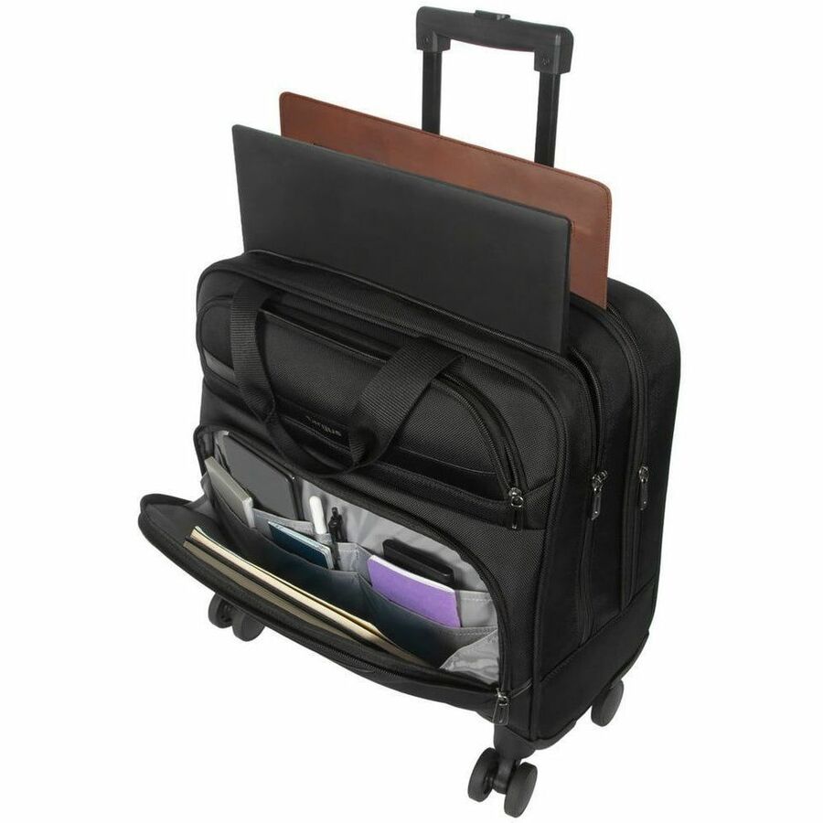 Targus Transit TBR044GL Carrying Case (Roller) for 15" to 16" Notebook - Black - TAA Compliant - Image 10