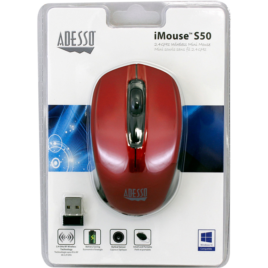 Adesso iMouse S50R - 2.4GHz Wireless Mini Mouse - Image 7