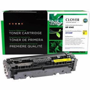 Clover Imaging Remanufactured High Yield Yellow Toner Cartridge (New Chip) for HP 414X (W2022X)