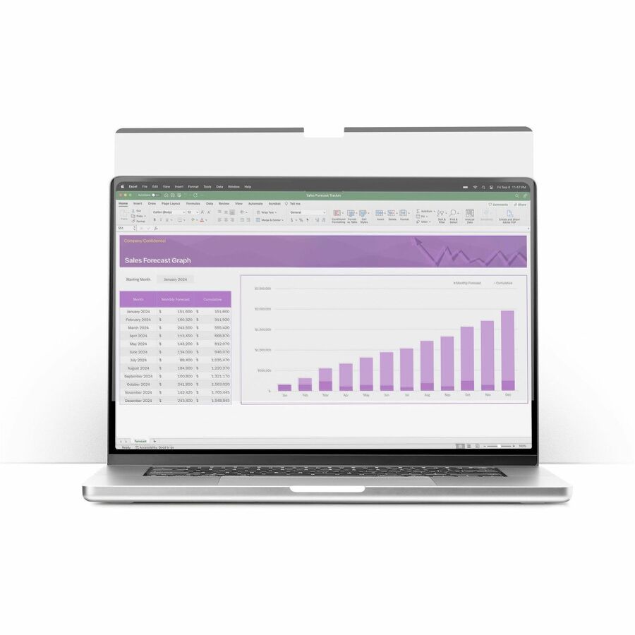 StarTech.com 17-inch 16:10 Touch Privacy Screen, Laptop Security Shield, Anti-Glare Blue Light Filter, Flip-Up - Image 6