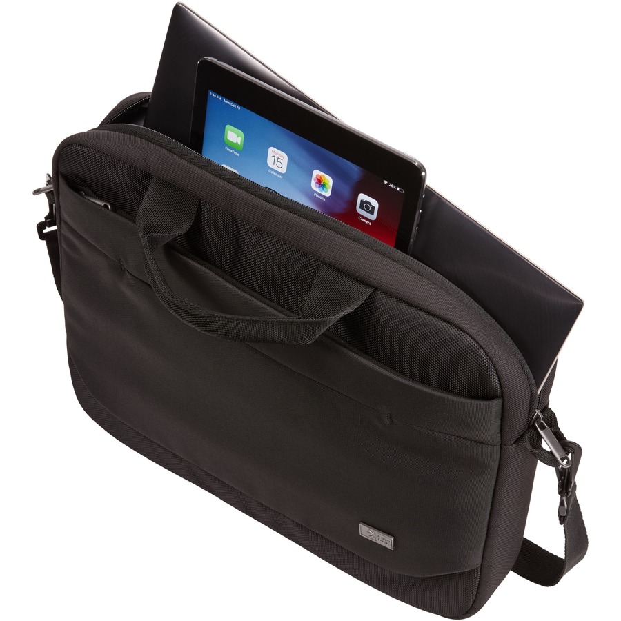Case Logic Advantage ADVA-114 Carrying Case (Attaché) for 10.1" to 14" Notebook - Black - Image 2