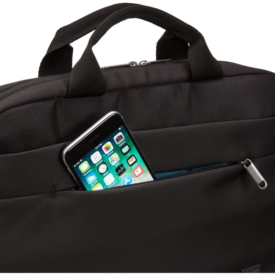 Case Logic Advantage ADVA-114 Carrying Case (Attaché) for 10.1" to 14" Notebook - Black - Image 4