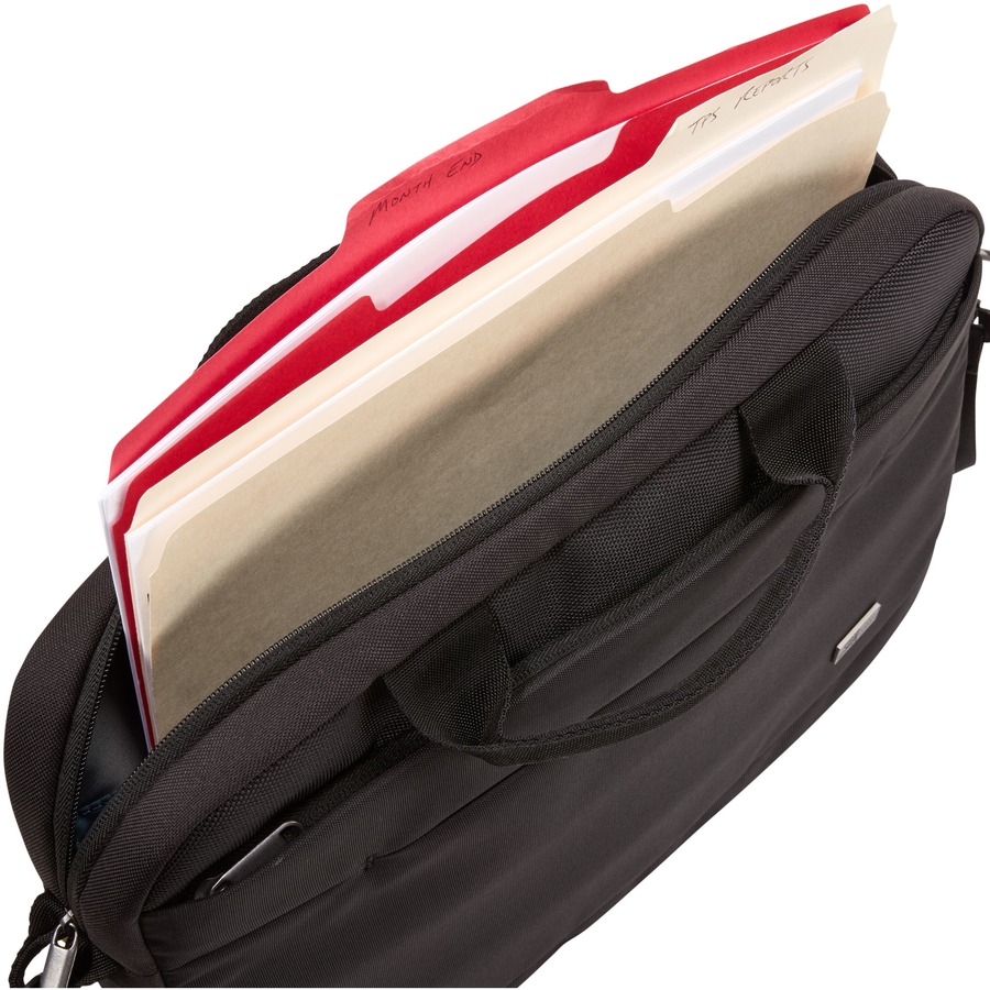 Case Logic Advantage ADVA-114 Carrying Case (Attaché) for 10.1" to 14" Notebook - Black - Image 5