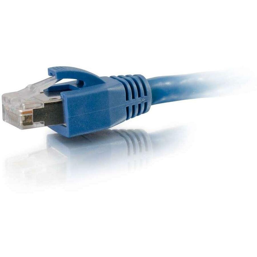 C2G 250ft Cat6 Ethernet Cable - Solid Shielded (STP) - Blue - Image 2