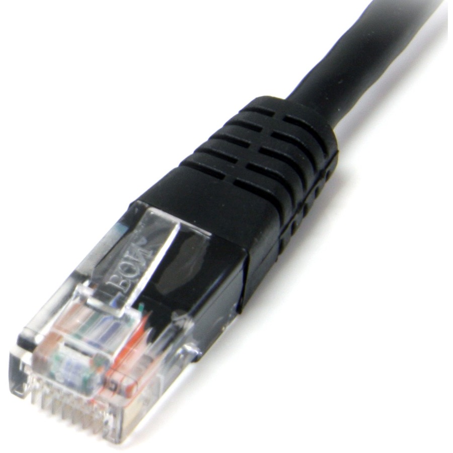 StarTech.com 15 ft Black Molded Cat5e UTP Patch Cable - Image 2