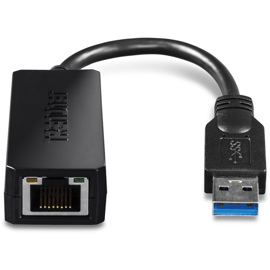 TRENDnet USB 3.0 To Gigabit Ethernet Adapter, Full Duplex 2Gbps Ethernet Speeds, Up To 1Gbps, USB-A, Windows & Mac Compatibility, USB Powered, Simple Setup, Black, TU3-ETG - Image 2