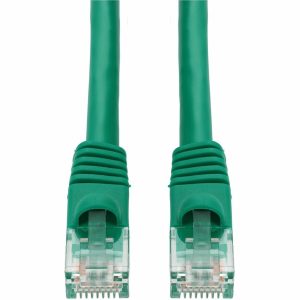 AddOn 25ft Green CAT 6A PVC Ethernet Cable Snagless Bubble Boot RJ-45 M/M