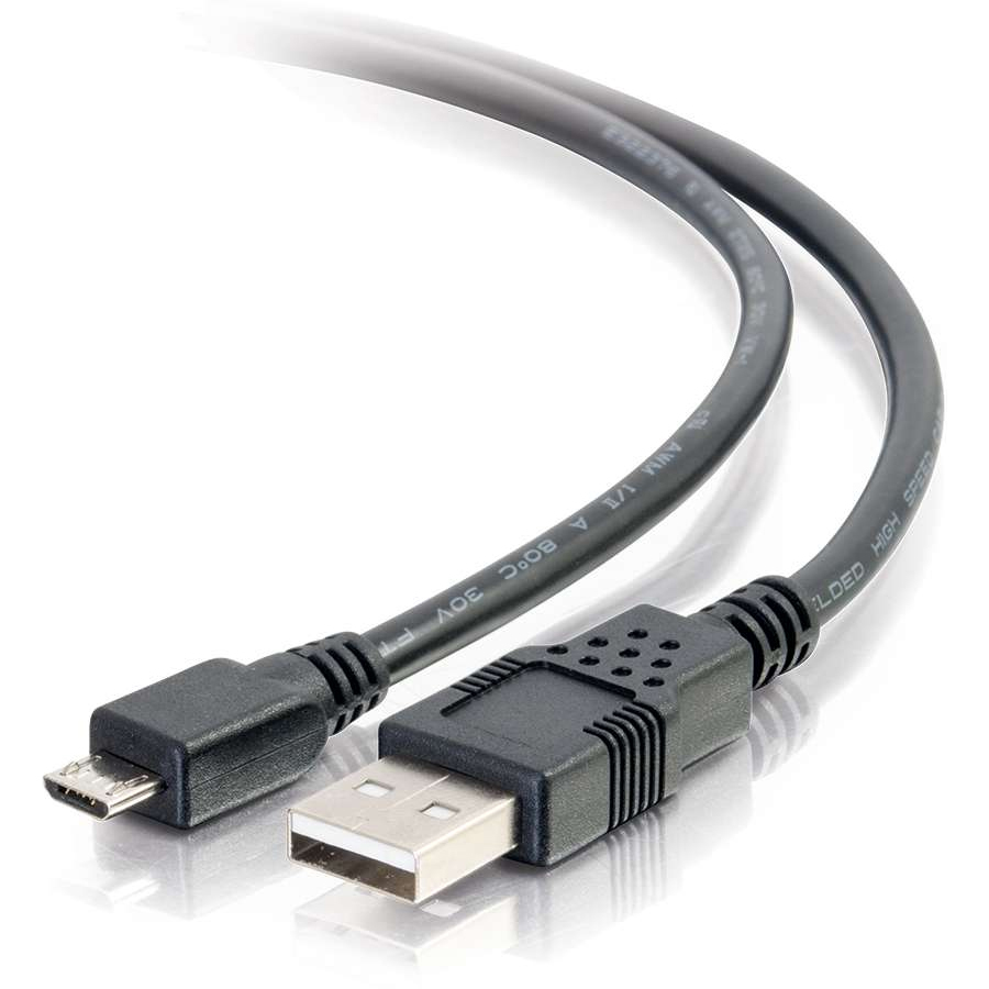 C2G 15ft USB 2.0 A to Micro-USB B Cable - USB Cable - Phone Charging Cable - Image 2