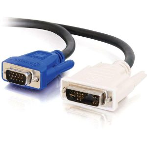 C2G 6.6ft DVI to VGA Video Adapter Cable - DVI-A to HD15 VGA - M/M