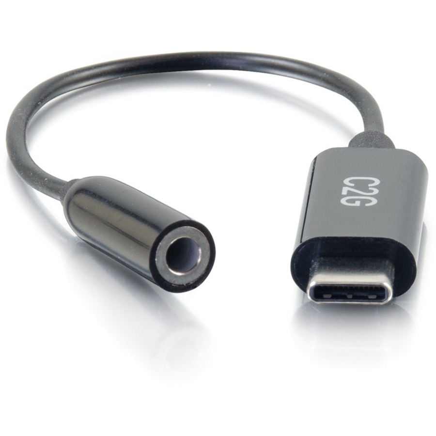 C2G USB C to 3.5mm Audio Adapter - USB C to AUX Cable - USB C to Headphone Jack - Image 3