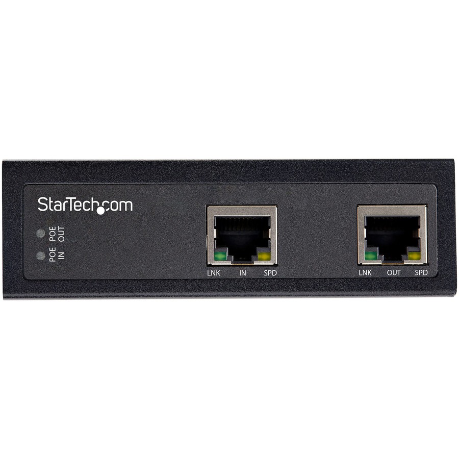 StarTech.com Industrial Gigabit PoE Extender - 60W 802.3bt PoE++ 100m/330ft - Power Over Ethernet Network Range Extender - IP-30 Hardened - Image 3