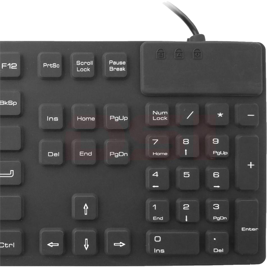 DSI WATERPROOF IP68 INDUSTRIAL USB KEYBOARD WITH NUMBER PAD - Image 2