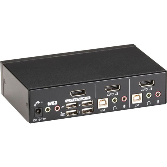 Black Box ServSwitch KVM Switch DT DisplayPort with USB and Audio, 2-Port - Image 2