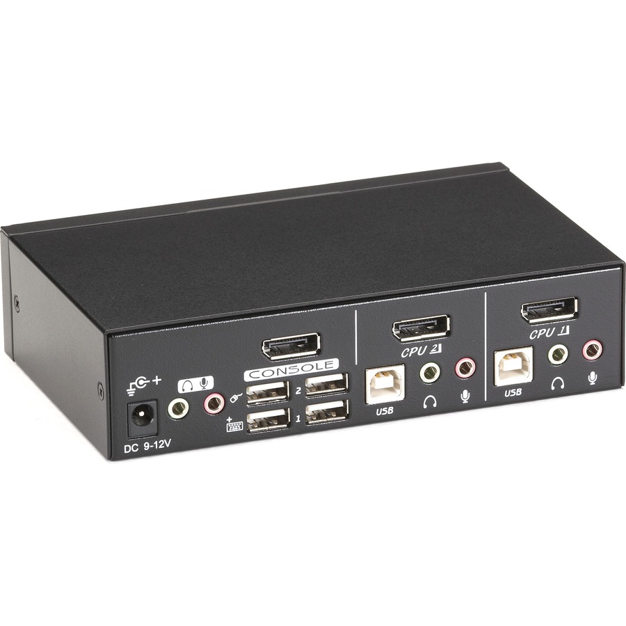 Black Box ServSwitch KVM Switch DT DisplayPort with USB and Audio, 2-Port - Image 3