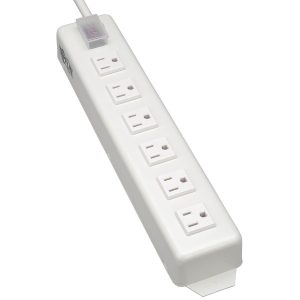 Eaton Tripp Lite Series Power It! Power Strip with 6 Right-Angle Outlets, 15 ft. (4.57 m) Cord, Transparent Switch Cover