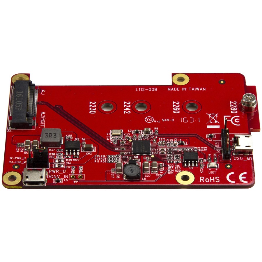 StarTech.com Raspberry Pi Board â€" USB 2.0 480Mbps â€" USB to M.2 SATA Converter â€" USB to SATA Raspberry Pi SSD - Image 2