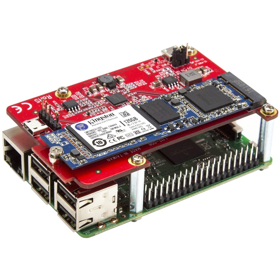 StarTech.com Raspberry Pi Board â€" USB 2.0 480Mbps â€" USB to M.2 SATA Converter â€" USB to SATA Raspberry Pi SSD - Image 6