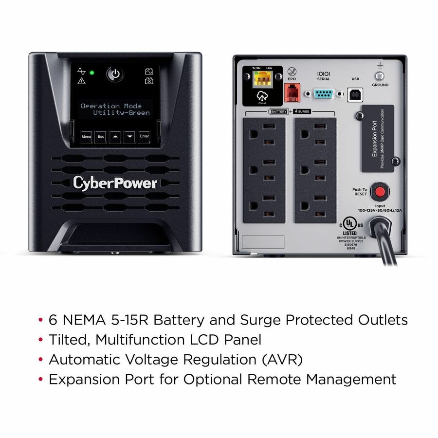 CyberPower PR750LCD3C Smart App Sinewave UPS Systems - Image 2